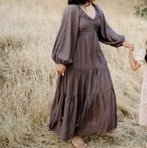 Brown Dani Rae & Co Dress, Keep on Maxi Dress